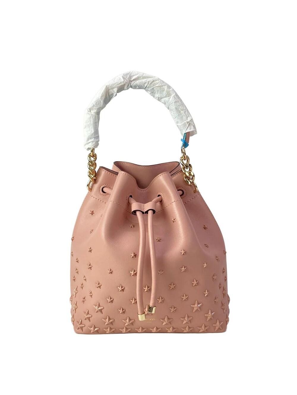 Jimmy Choo Bombon Bucket Bag Dusty Pink #292753J13B
